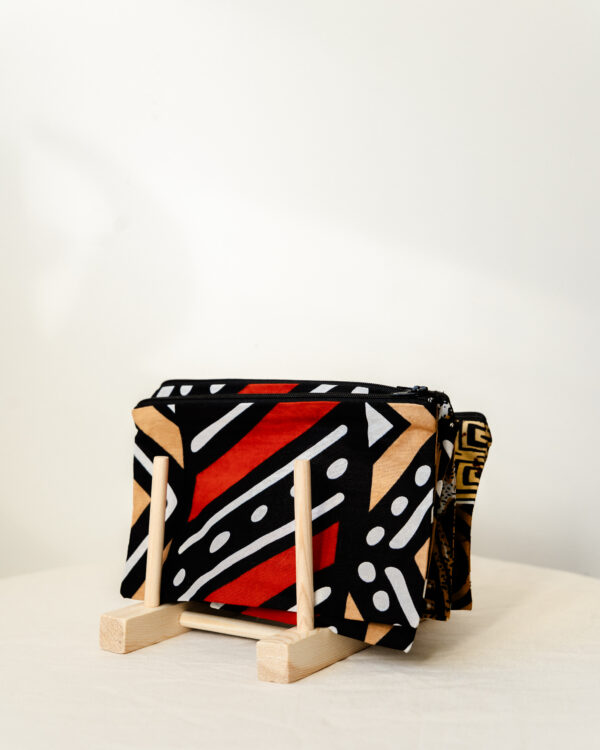 Handgemaakt opbergzakje – Afrikaanse stof