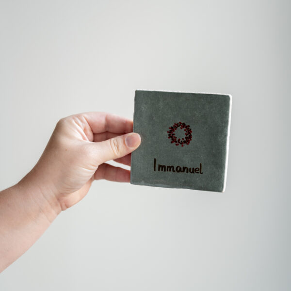 Kersttegeltje – Immanuel – Stichting Collectie