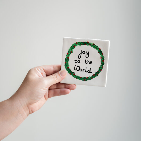 Kersttegeltje – Joy to the World – Stichting Collectie